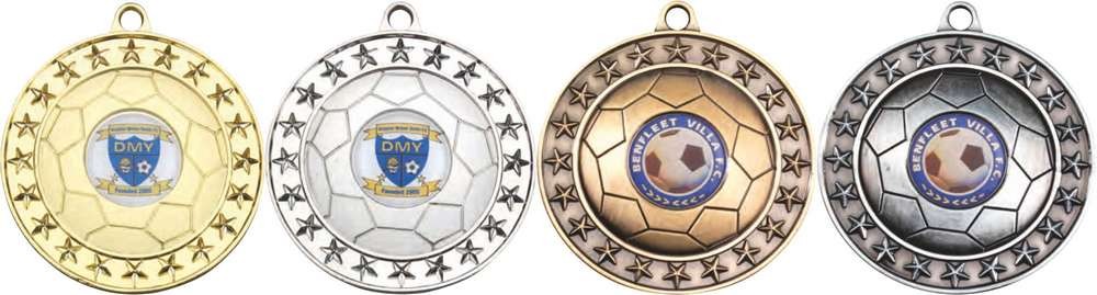Football 70mm Medal