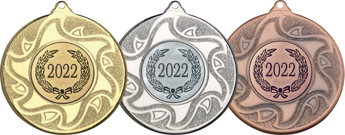 50mm Sunshine Medal - Gold, Silver & Bronze