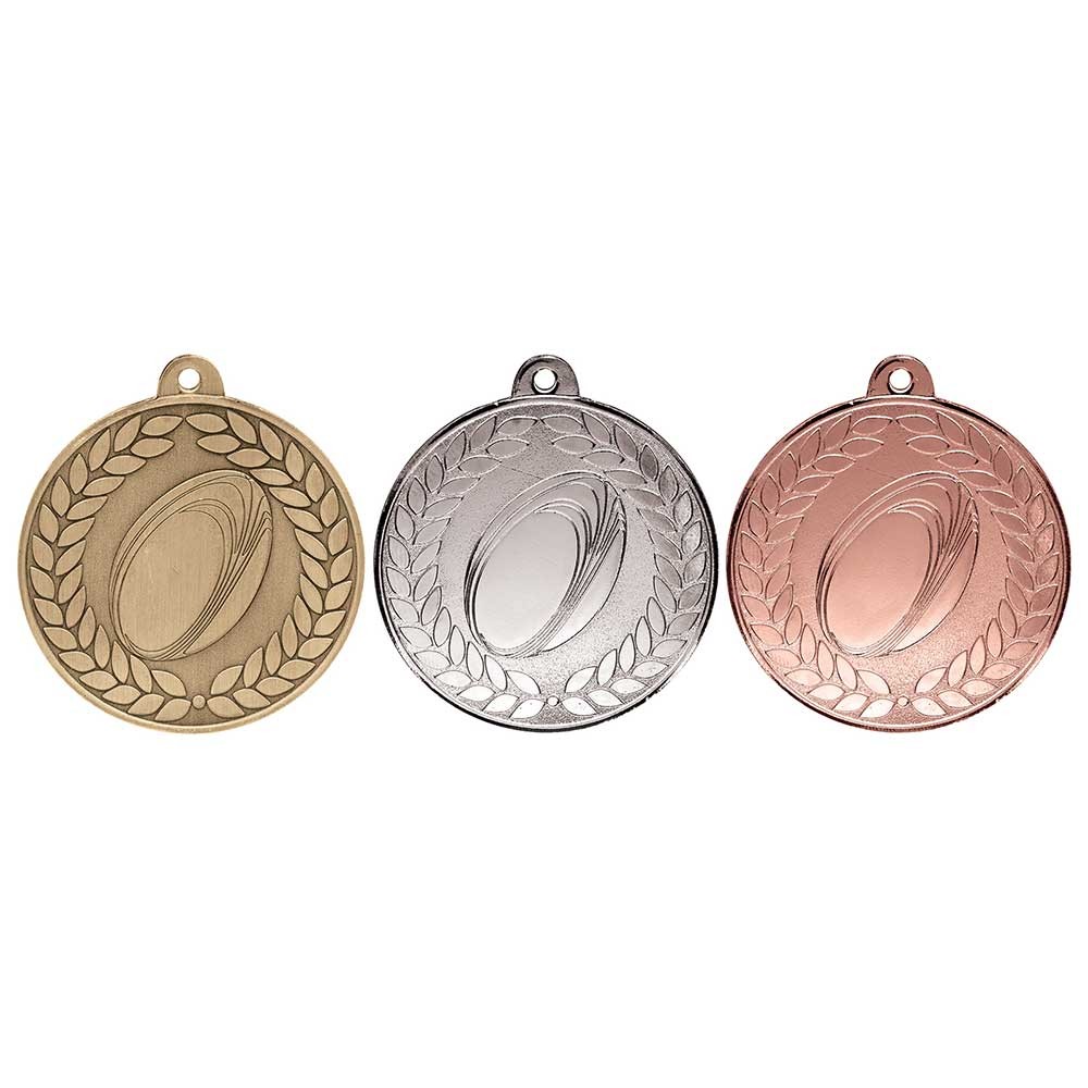 Aviator 50mm Rugby Medal