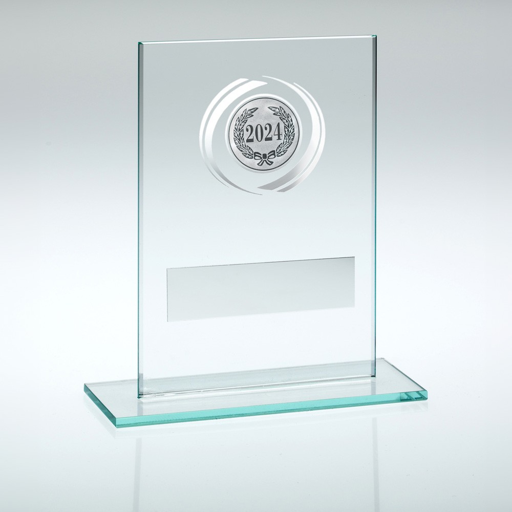 Clear/Silver Glass Award